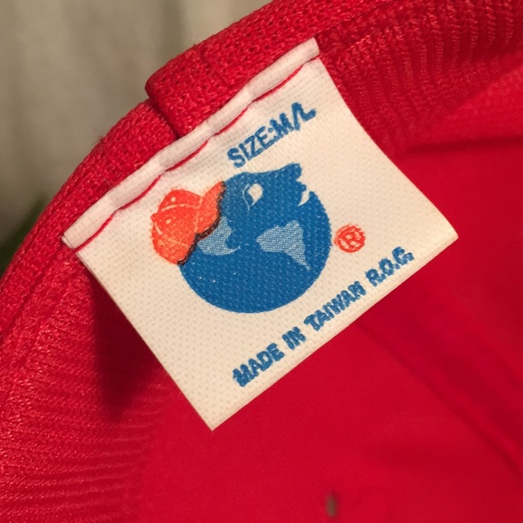 Vintage Indiana Hoosiers Snap Back Trucker Cap Hat Taiwan ROC Tag - Picture 3 of 15